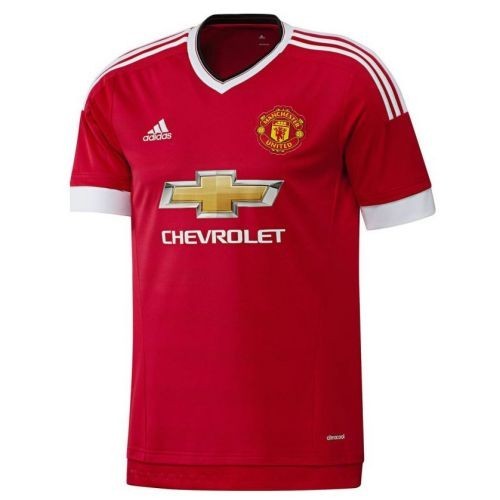 Футбольная футболка Манчестер Юнайтед Домашняя 2015/2016 Длинный рукав XL(50)