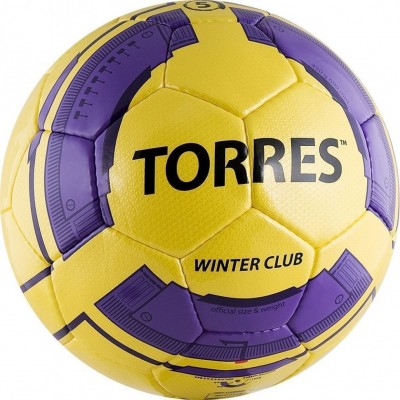 Футбольный мяч Torres WINTER CLUB желтый