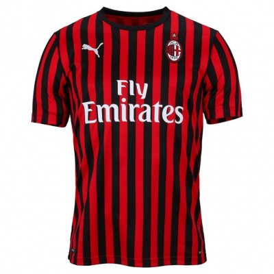 Футбольная футболка для детей Милан Домашняя 2019/2020 M (рост 128 см)