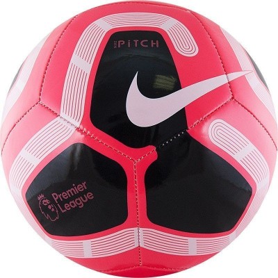 Футбольный мяч Nike PITCH PL розовый-черный