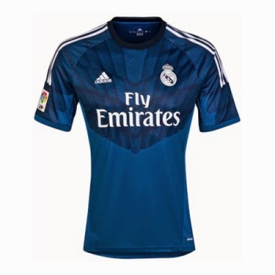 Футбольная форма вратаря детская Реал Мадрид Домашняя 2014/2015 короткий рукав XL (рост 152 см)