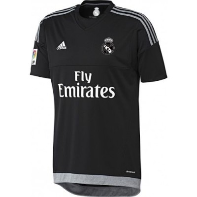 Футбольная форма вратаря детская Реал Мадрид Домашняя 2015/2016 короткий рукав XL (рост 152 см)