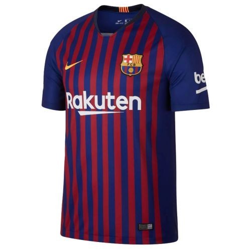 Футбольная футболка Барселоны Домашняя 2018/2019 Короткий рукав L(48)